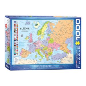 Puzzle Eiropas karte 1000d.