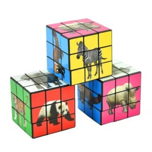 Rubika kubs ar dzīvniekiem 3x3x3