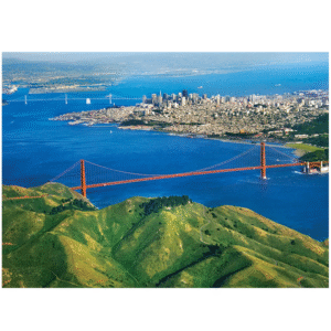 Puzle Zelta Vārtu tilts Kalifornija 1000